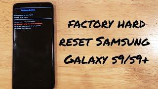 How to factory hard reset a Samsung Galaxy s9/s9+