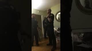 Mikisa Thompson and family During the Police Raid by garner, nc police follow @riot_revolt