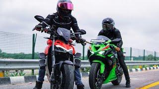 Ducati StreetFighter V4 Eats ZX-6R For Breakfast!!