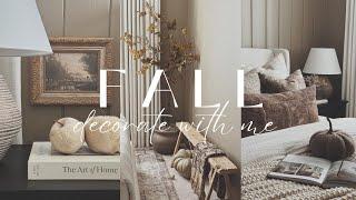 Fall Decorate With Me 2024 || Bedroom Styling