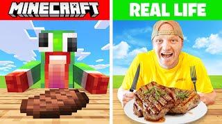 I Ate Every Minecraft Food In Real Life