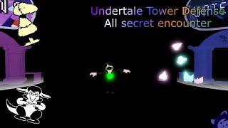 Undertale Tower Defense All secret encounter | Roblox