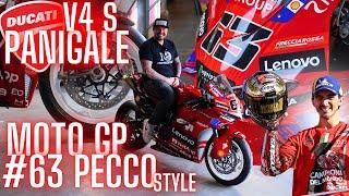 World's first 2025 Ducati Panigale V4 S in MOTO GP #pecco63 style