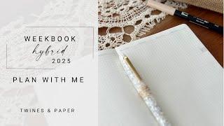 Plan With Me | Weekbook Hybrid 2025 | Twines & Paper