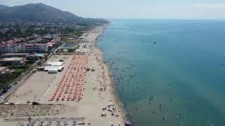 Baia Domizia Sud Vista dall'alto con un drone by Croce Amica Cellole