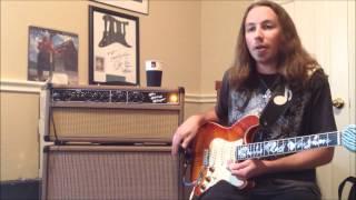 Hamiltone Custom "SRV" Guitar and Six String Slinger Amp review/demo