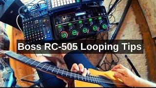 Boss RC-505 Live Looping Tips and Tricks - My Rig run down