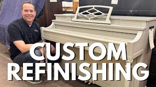 Unique Refinishing! Custom Ivers & Pond Spinet Piano Refinishing