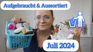 Bin früh diesen Monat... | Aufgebraucht & Aussortiert Juli 2024 | Simplybee