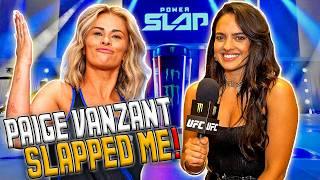 I asked Paige Vanzant to slap me LOL & we discuss her journey from UFC to Power Slap