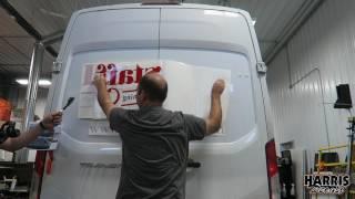 How to Apply Large Vinyl Graphics