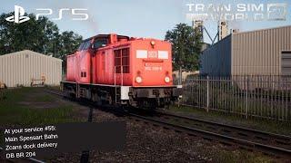 TSW 2 PS5 At Your Service #55: Main Spessart Bahn, Zcans dock delivery