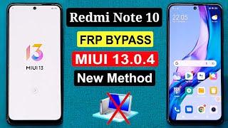 Redmi Note 10 MIUI 13 Frp Bypass | MIUI 13 Frp Bypass | Redmi Note 10 Reset Google Lock | New Method