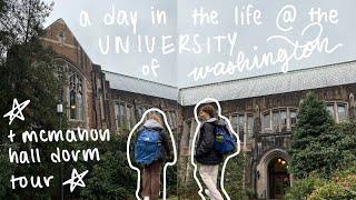 a day in the life of a university of washington student  | mcmahon hall dorm tour!