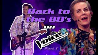 Taking you BACK TO THE 80s' on The Voice Norway | seasons 6-9 | Compilation