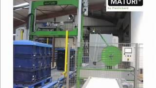 Plasticband Vertical strapping for palletized loads