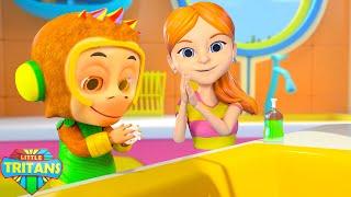 Wash Your Hands, Good Habits for Kids, Learning Videos by Little Tritans