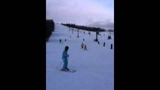 Finn skiing in Stowe