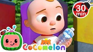 Learn to sort trash the right way with JJ! | CoComelon Nursery Rhymes & Songs | Kids Learning