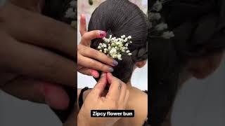 Gypsy Flower Bun #anubeautytipsinkannada