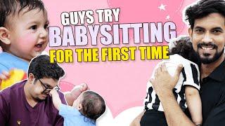 Guys Try Babysitting | Ok Tested