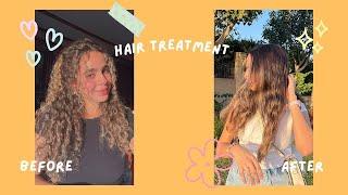 All about my hair treatment! (تريتمنت فرد الشعر(مش بروتين