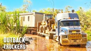 Trucker Tests His Rig's Newly Repaired Engine On Rough Outback Roads