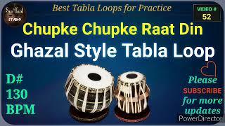 Chupke Chupke Raat Din Ghazal Style Tabla Loop