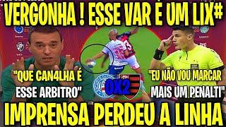  MÍDIA DET0N0U GERAL E FICARAM DE QUEIXO CAÍDO COM O FLAMENGO DE FILIPE LUIS! BAHIA 0X2 FLAMENGO