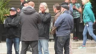 American Actor Matt Damon Seen Filming On The Set Of Bourne 5 In London