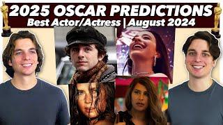 2025 Oscar Predictions - Lead Actors | August 2024