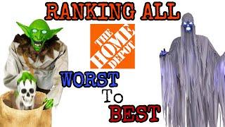 Ranking ALL Home Depot Halloween 2022 Animatronics From Worst To Best