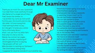 Dear Mr. Examiner - Audio