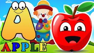 Phonics Song with TWO Words - A For Apple B For Ball - ABC Alphabet Song with Sounds for Children,90