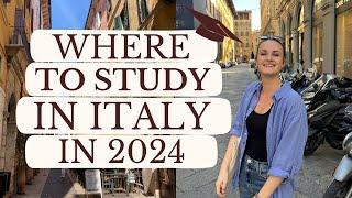 WHERE TO STUDY IN ITALY 2024 + BEST UNIVERSITIES (Not what I expected )