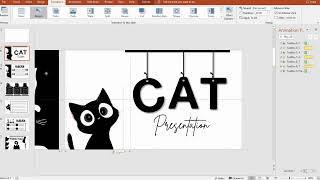 CAT THEME : MINIMALIST INSPIRED PPT l MORPH  ANIMATION PPT#102.2