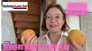 Courses Intermarché (une découverte), derniers achats et bon plan !!