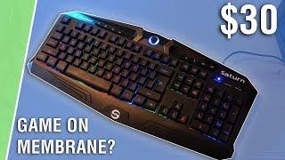 Can A $30 Membrane Gaming Keyboard Still Be Relevant? - UtechSmart Saturn Review