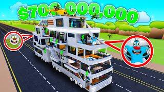 Roblox Oggy Made His Own Luxury Bus With Jack In Luxury Bus Tycoon