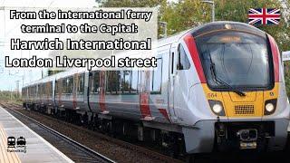 Harwich International - London Liverpool Street Dutch Flyer ferry train for Stena Line ferrry NL-UK