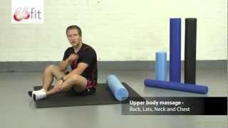 Back, Neck and Chest Stretching Exercises using the 66fit Foam Roller - Part 3