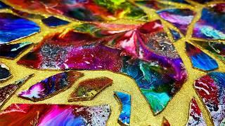 How To Make: Stunning Resin Art With a Mosaic Look