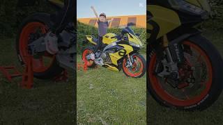 Golden dream  #motor #motorcycle #shortfeed #bikelife #aprilia #apriliars660 #dream #motorlife #fy