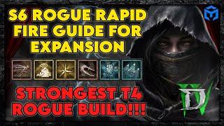 NEW! Rogue Physical Rapid Fire build guide for Diablo 4 Season 6 Vessel of Hatred. Best Pit build!