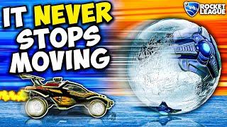 I made it so the ball NEVER STOPS MOVING... here's what happened
