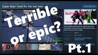 Super Bear: Hunt for the lost beer | Random Steam Games PT. 1