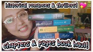 Chapters & Pages Book Haul | I shopped for some thrillers & historical romance!