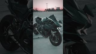 Kawasaki ninja h2r exhaust sound #shorts #viral #attitude #trending