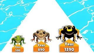 Frog Feed Run Max Level (Level Up Frog) Gameplay Frog