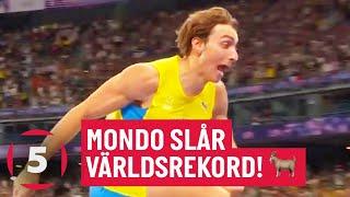 Armand Duplantis breaks the world record and wins Olympic gold in Paris 2024! | Kanal 5 Sverige